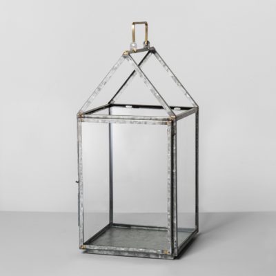 Galvanized House Lantern Large