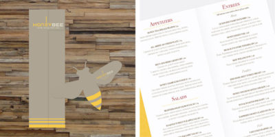 Honey Bee Menu