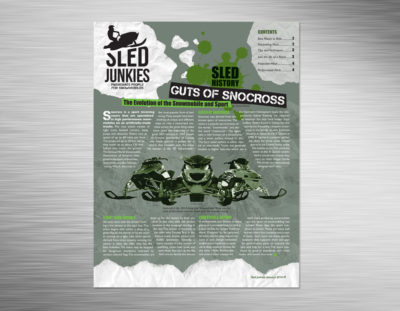 Sled Junkies Newsletter Cover