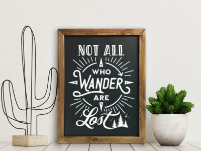 Not All Who Wander Are Lost Quote