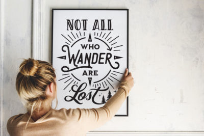 Not All Who Wander Are Lost Picture