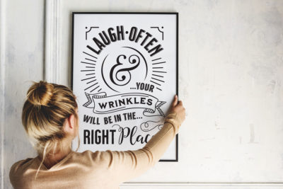 Happiness Chalkboard Art
