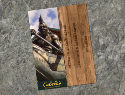 Cabela's Annual Report Cover