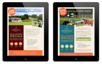 Coatesville Country Club Emailers