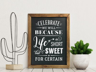 Chalkboard Printable Artwork