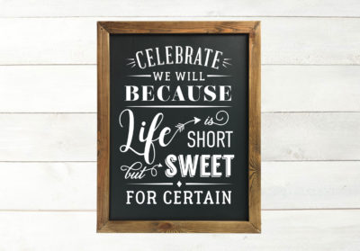 Chalkboard Printable Artwork