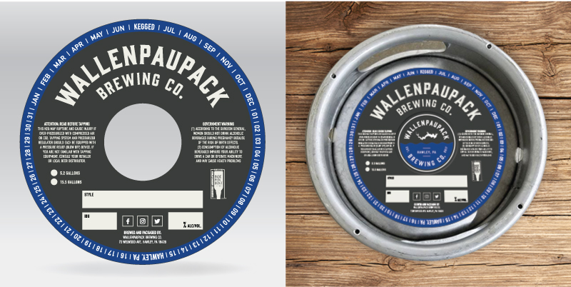 Wallenpaupack Brewing Co. Keg Collar
