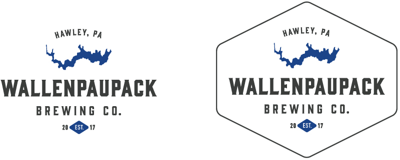 Wallenpaupack Brewing Company Logo Variations