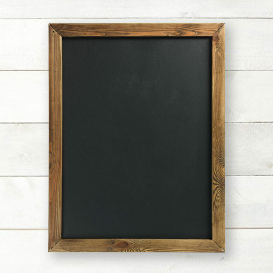 Blank Chalkboard with Shiplap