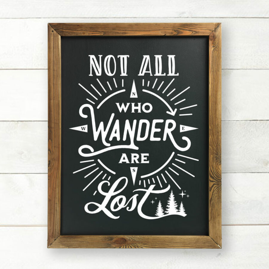 Not All Who Wander Are Lost Printable Wall Art