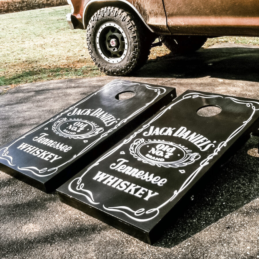 Jack Daniels Cornhole Boards