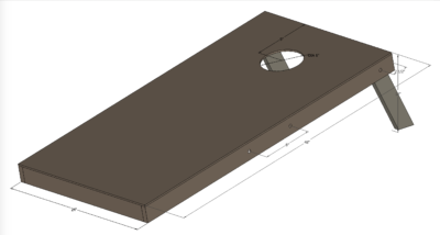 Jack Daniels Cornhole Boards Portable