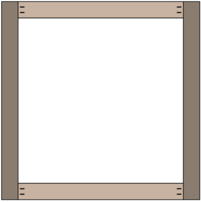 Farmhouse Mirror DIY Step 1